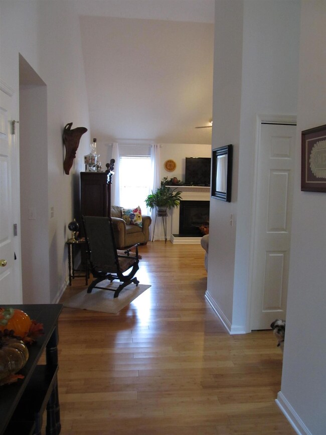 entry foyer, looking into house