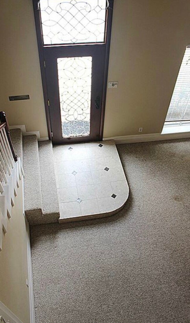 View of main entry way .