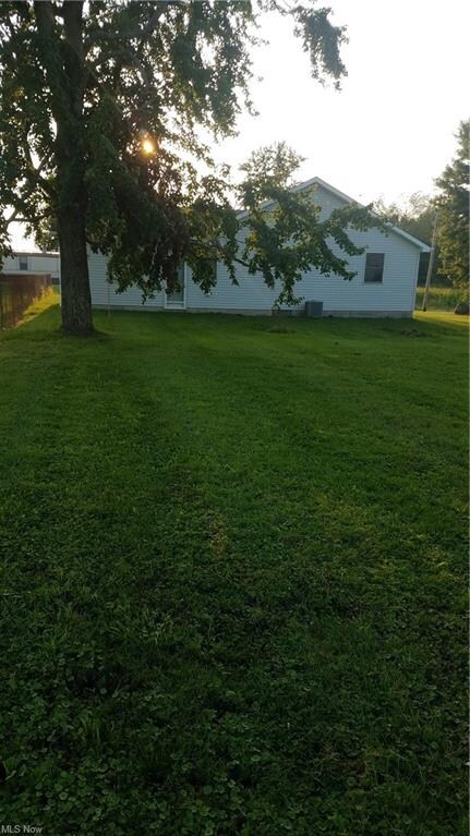 Back side of the home