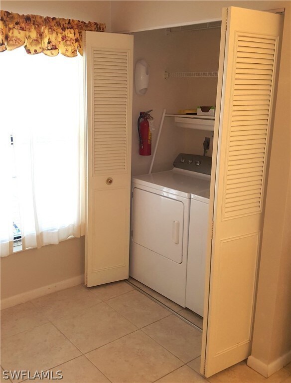 Inside Laundry Closet