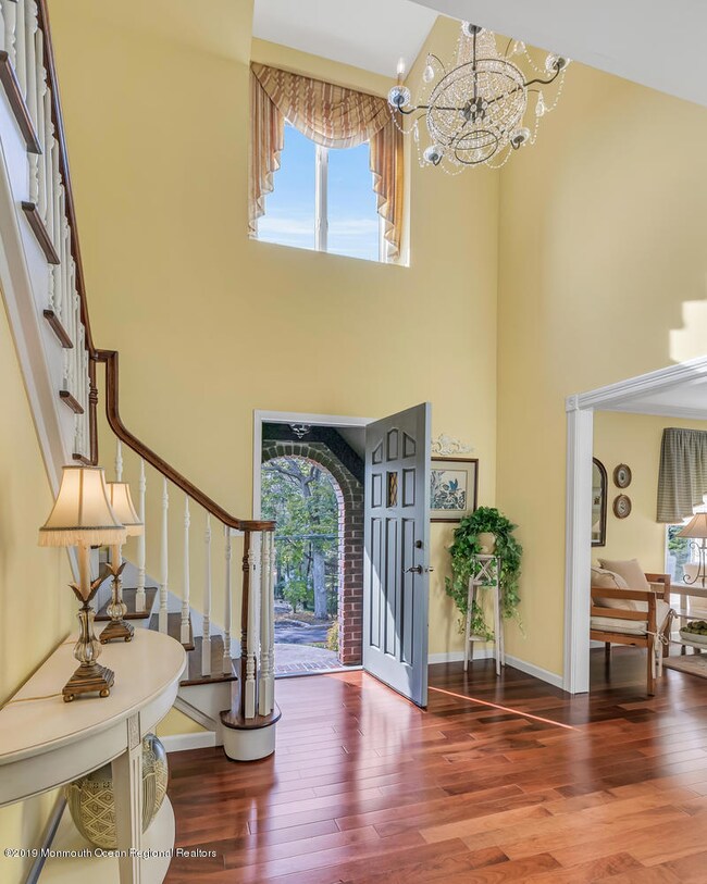 Two story foyer
