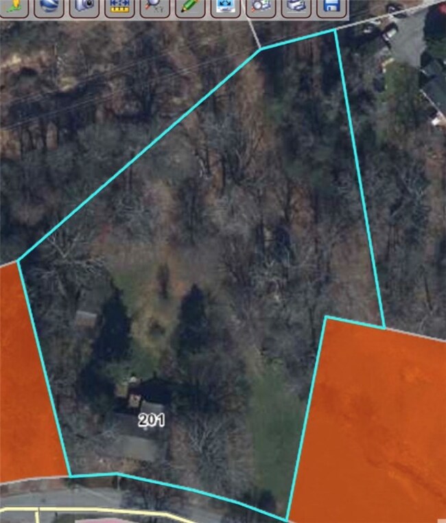 Tax map of 201 McBee Ave