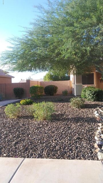 Side of the Front yard