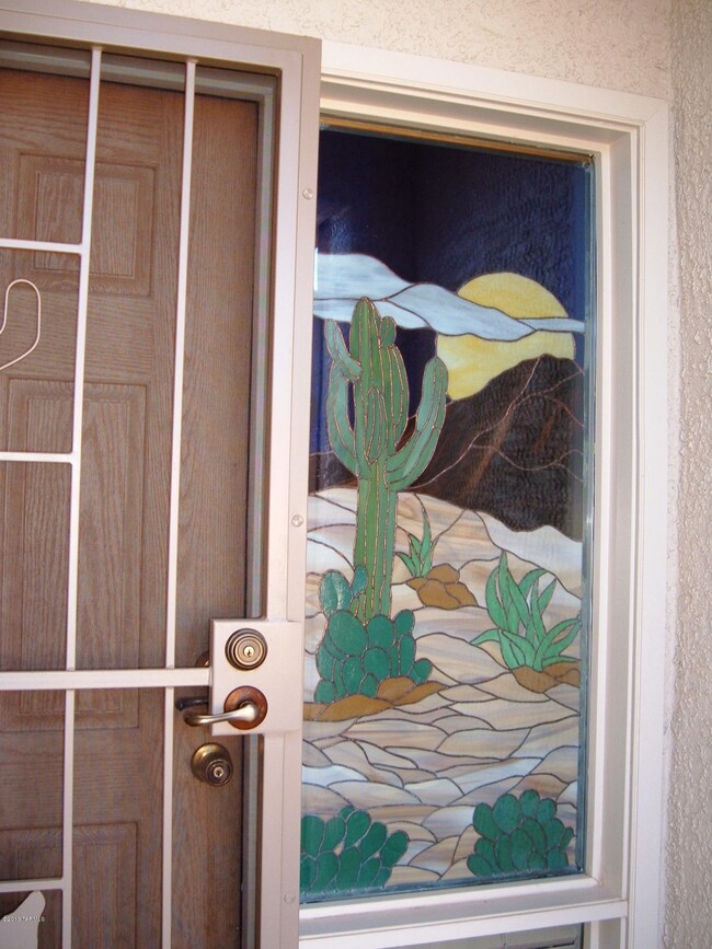 Lovely yet removable Stained Glass