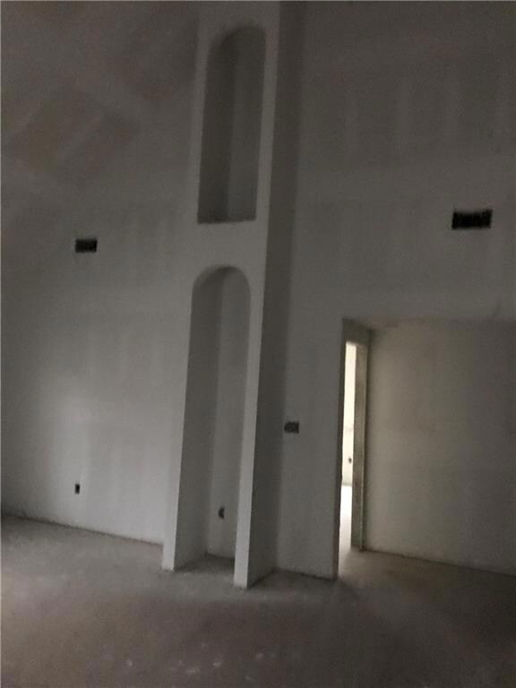 Cathedral Ceilings 18' high gives this Den an awes