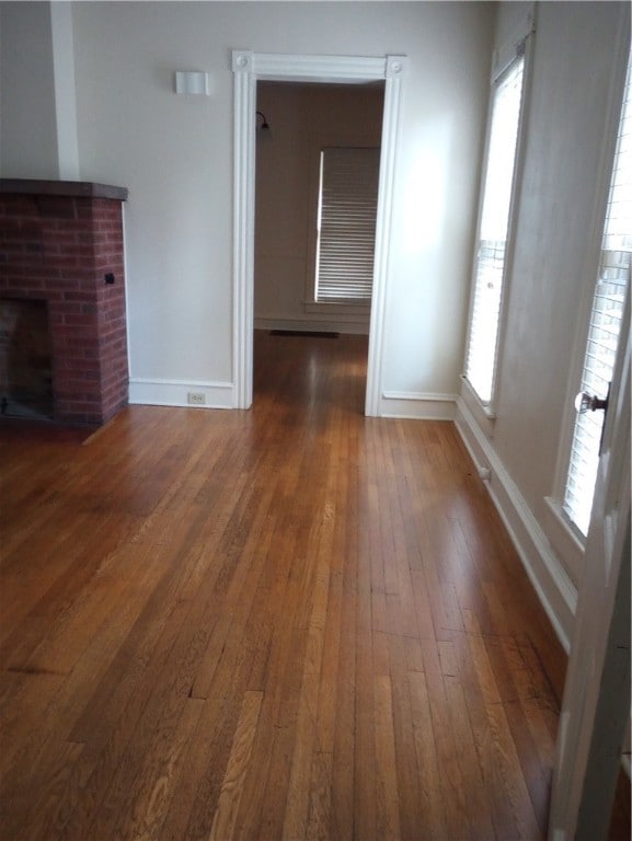 Living room view to the dining room