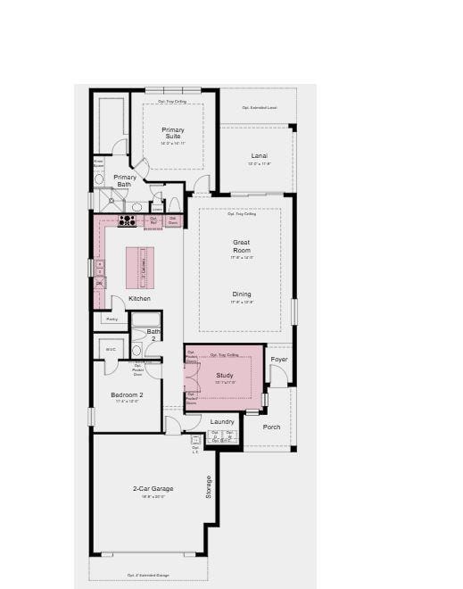 Structural options added Include: Gourmet kitchen,