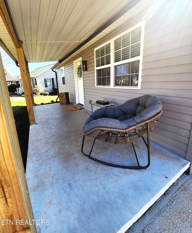 Covered front porch