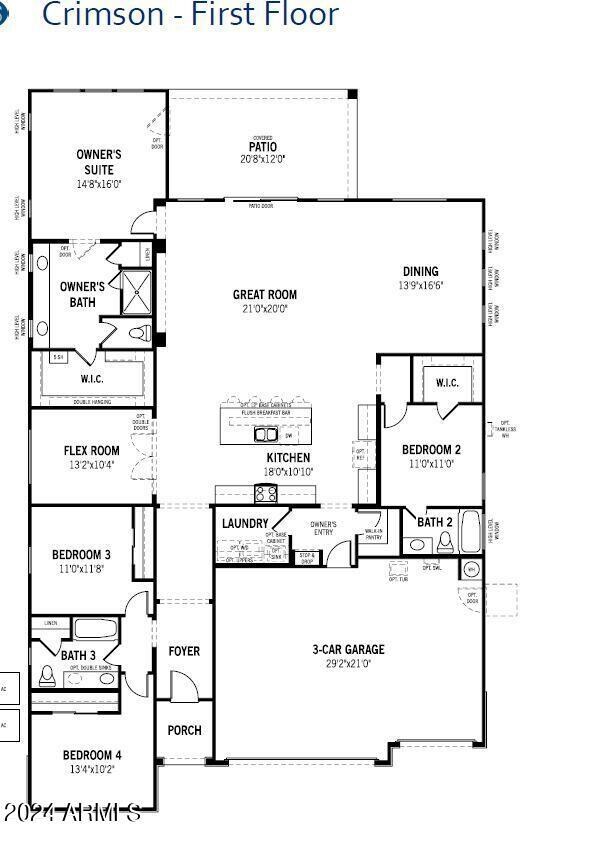 Crimson Floor Plan