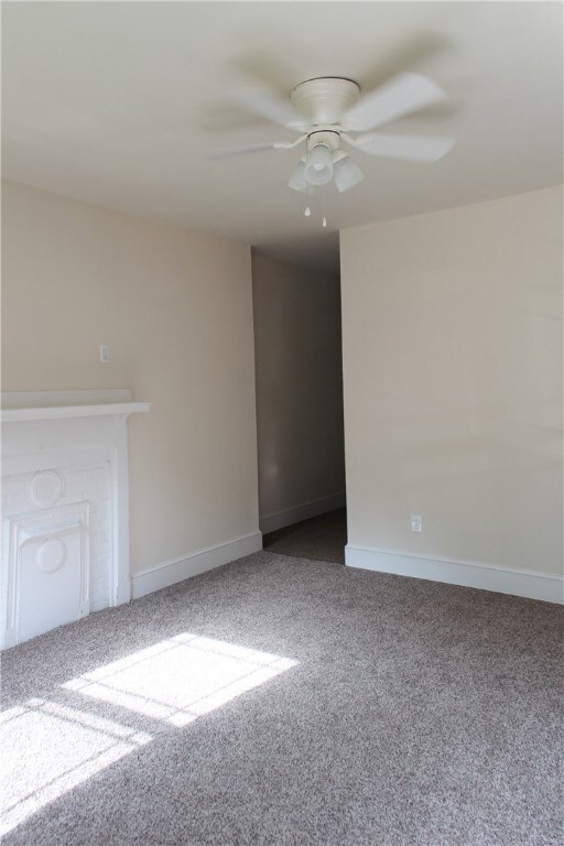 Unit A. New carpet, new walls, new wiring, new cei