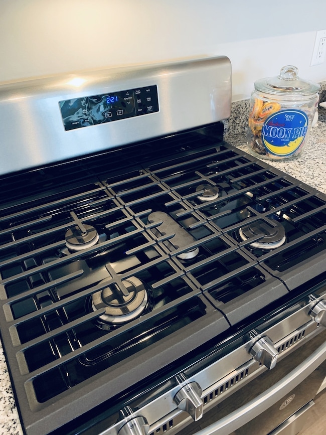 Whirlpool Stainless Steel 5 Burner Gas Stove