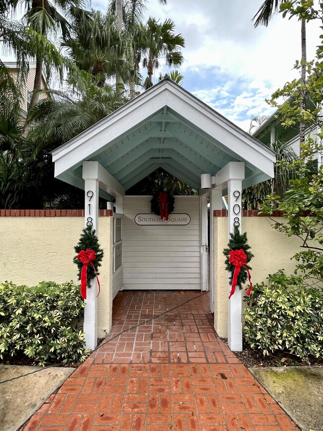 Front Entrance with Gate