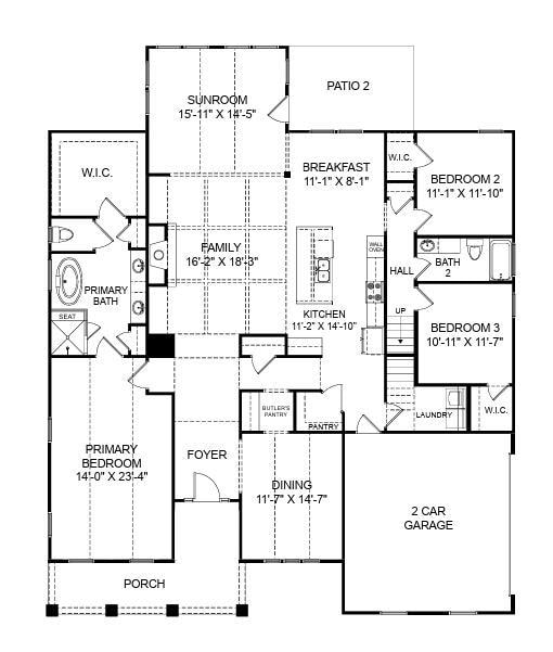 Downstairs layout