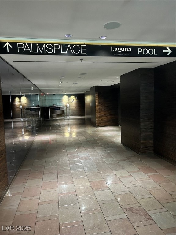 Palms Place hallway entrance