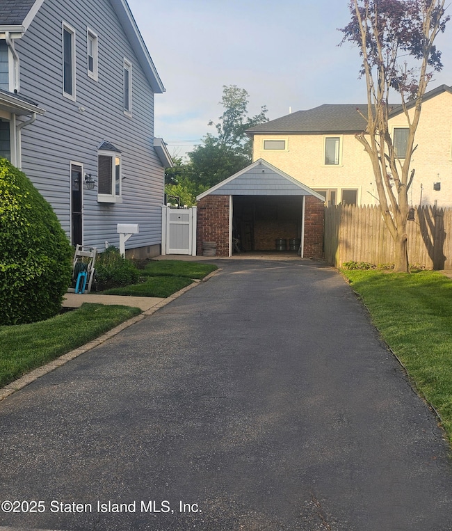Driveway and Garage