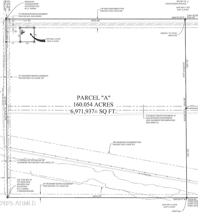 160 Acres - Just Parcel A