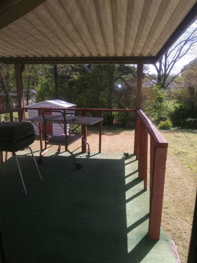 OVERLOOKING BACK YARD