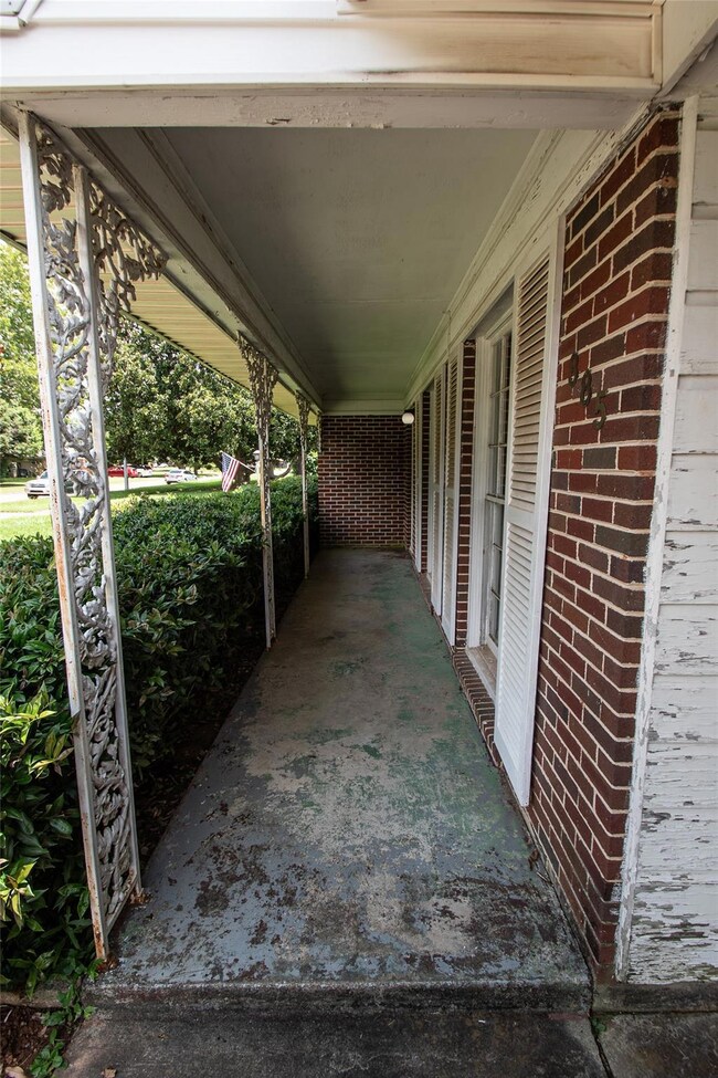 View of front patio