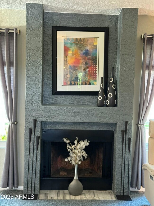 Fireplace in Family Room