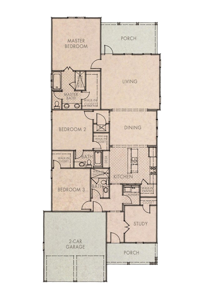 Bayberry Floor Plan with Labels 23-01-03