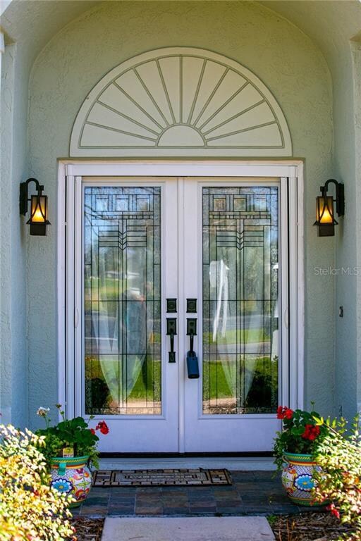 Upgraded Lead Glass Decorative Doors