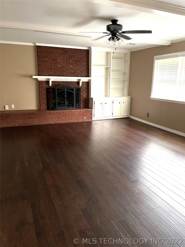 Den or Family room has great views of backyard and