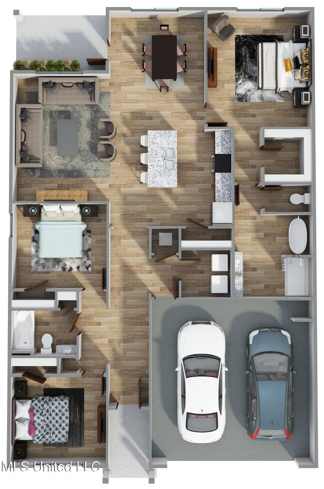ARIA A B FE FLOOR PLAN 3D