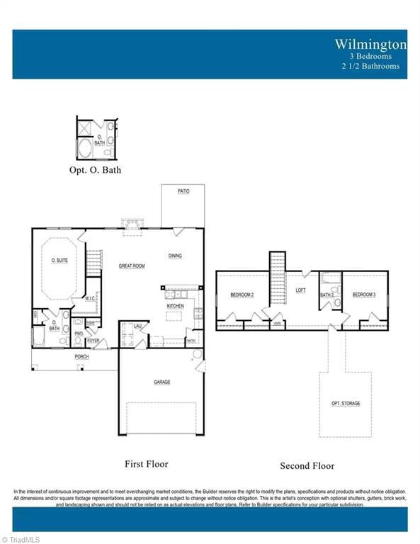 Rendering of home plan layout.
