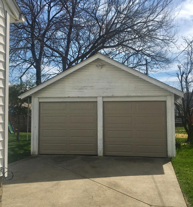 Two car garage