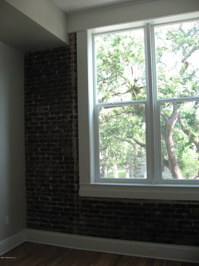 Guest Bedroom Exposed Brick