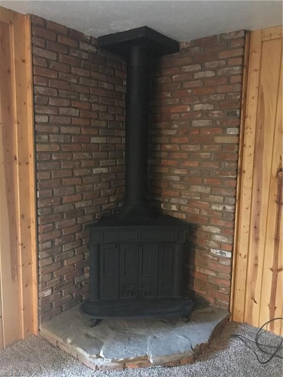 Wood burning fireplace! Perfect for Ohio Winters!