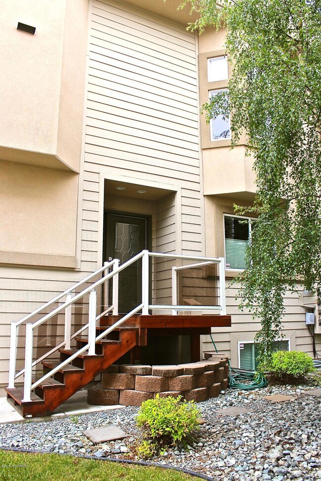 Landscaped Entry