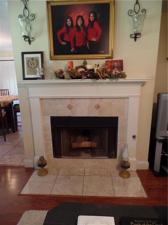 Wood burning Fireplace
