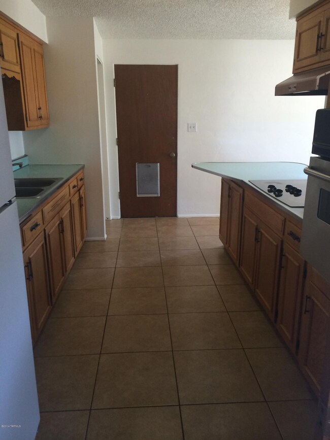 Another view of kitchen from hallway