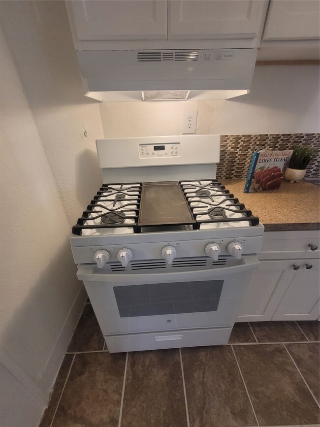 New gas stove just installed.