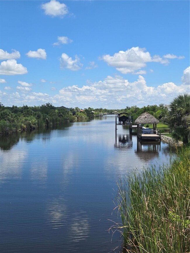 View of one canal in the community