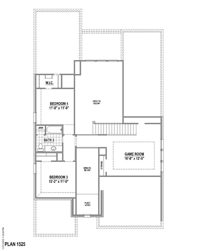 2nd Level Floor Plan