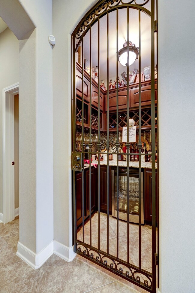 With easy access to the dining room, this gorgeous