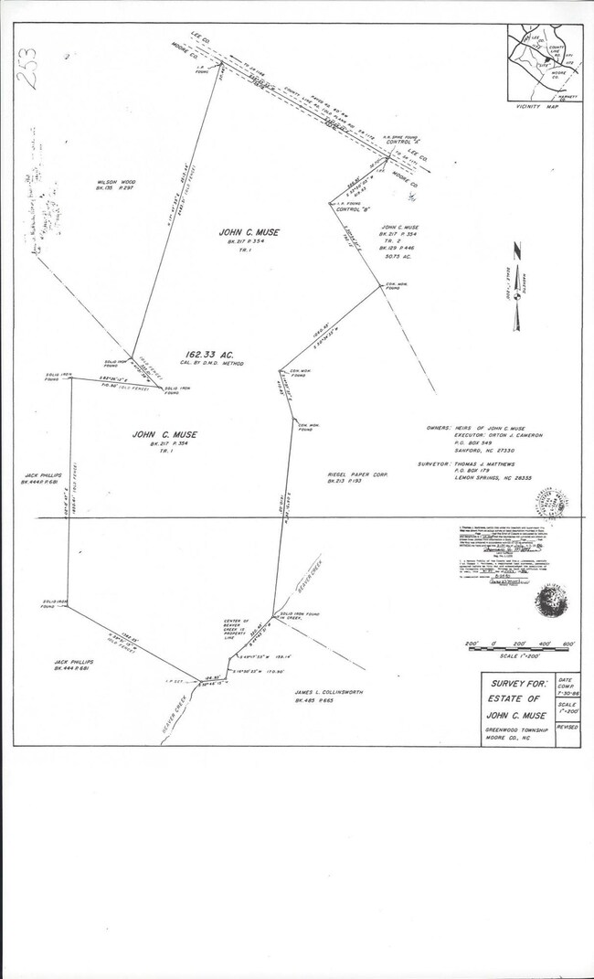 160 Acres Recorded Plat