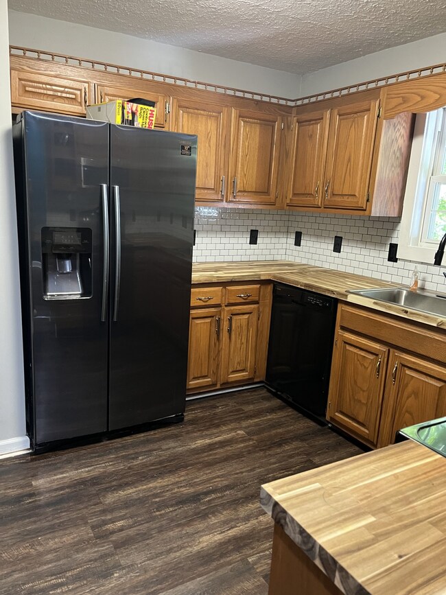 Refrigerator remains with the property