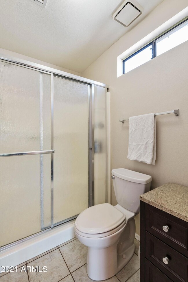 Master shower