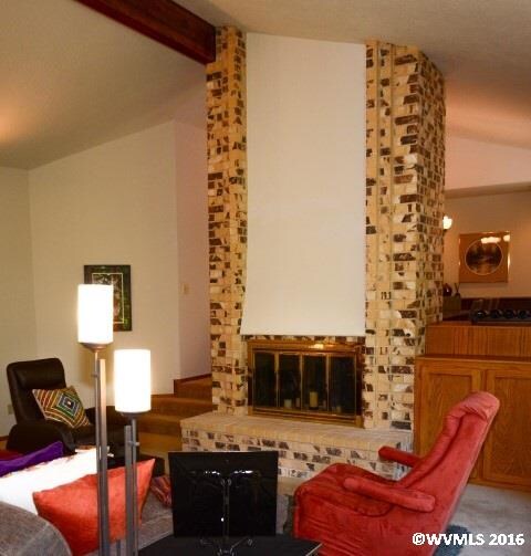 Gracious fireplace.