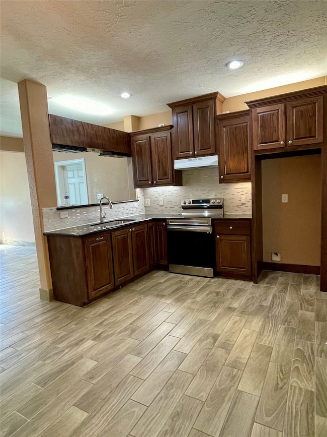 Kitchen, Open concept to living area.