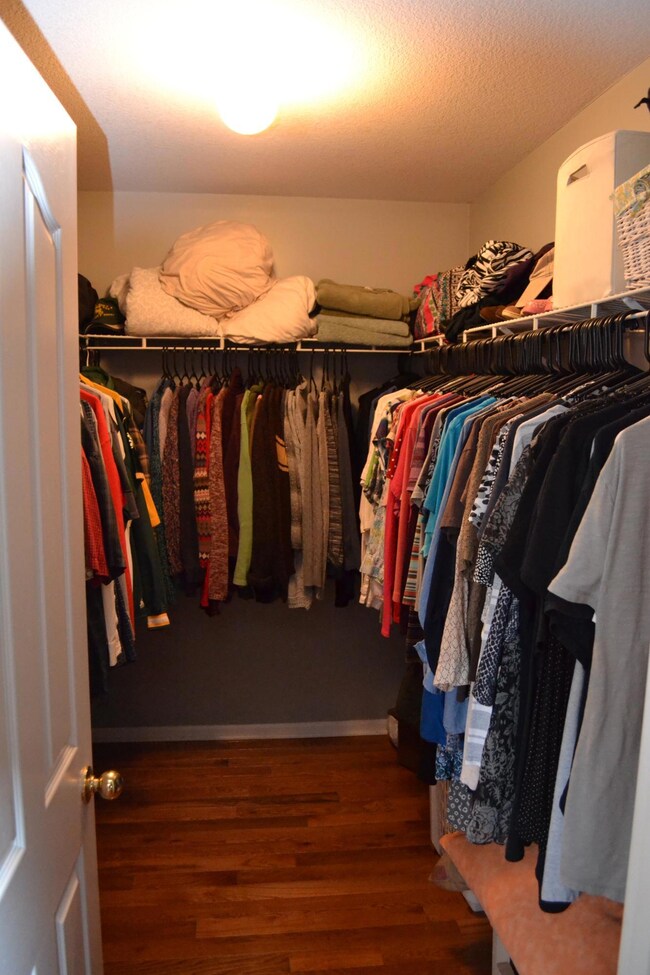 Large master closet
