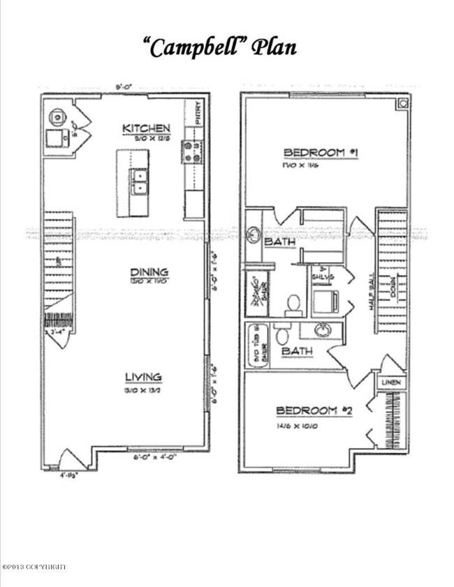 CP 2 BR No Garage