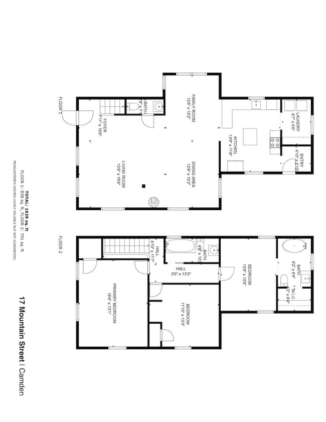 17 Mountain St floor plan