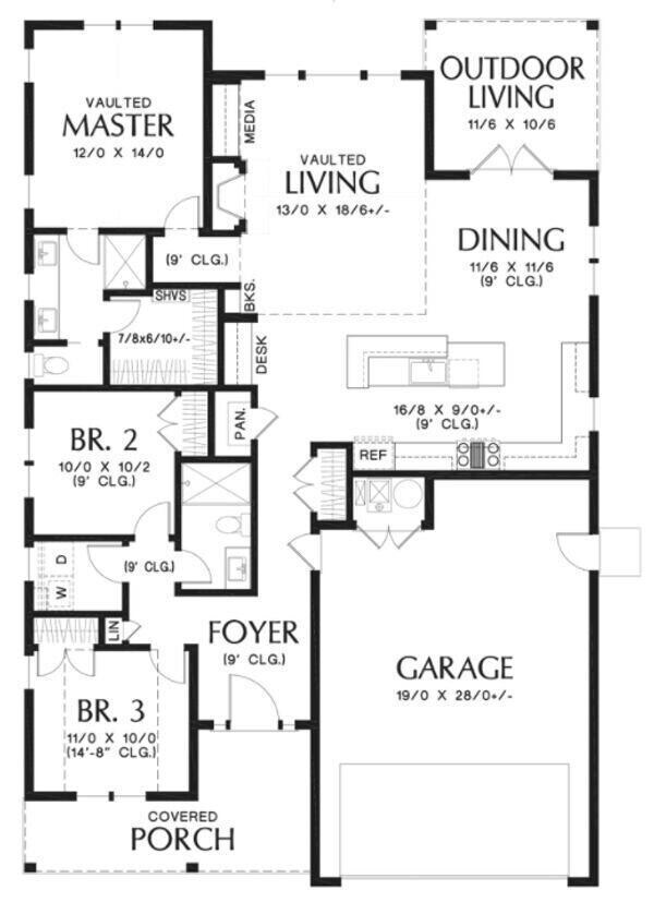 Rambler Floor Plan