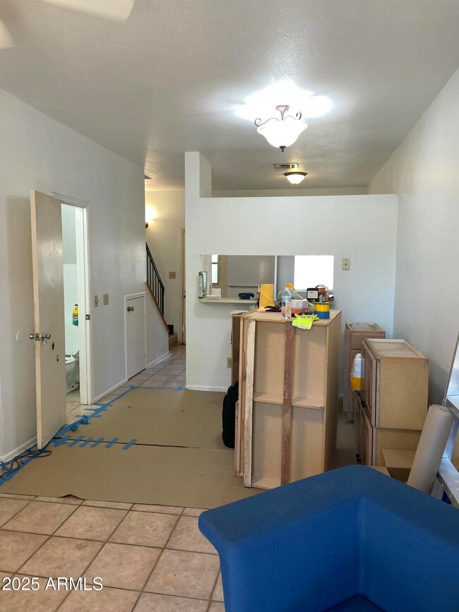 From entryway