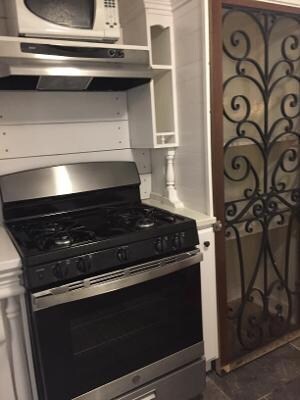 View of stove