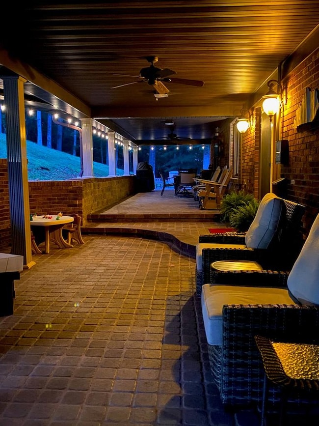 Rear Covered Patio